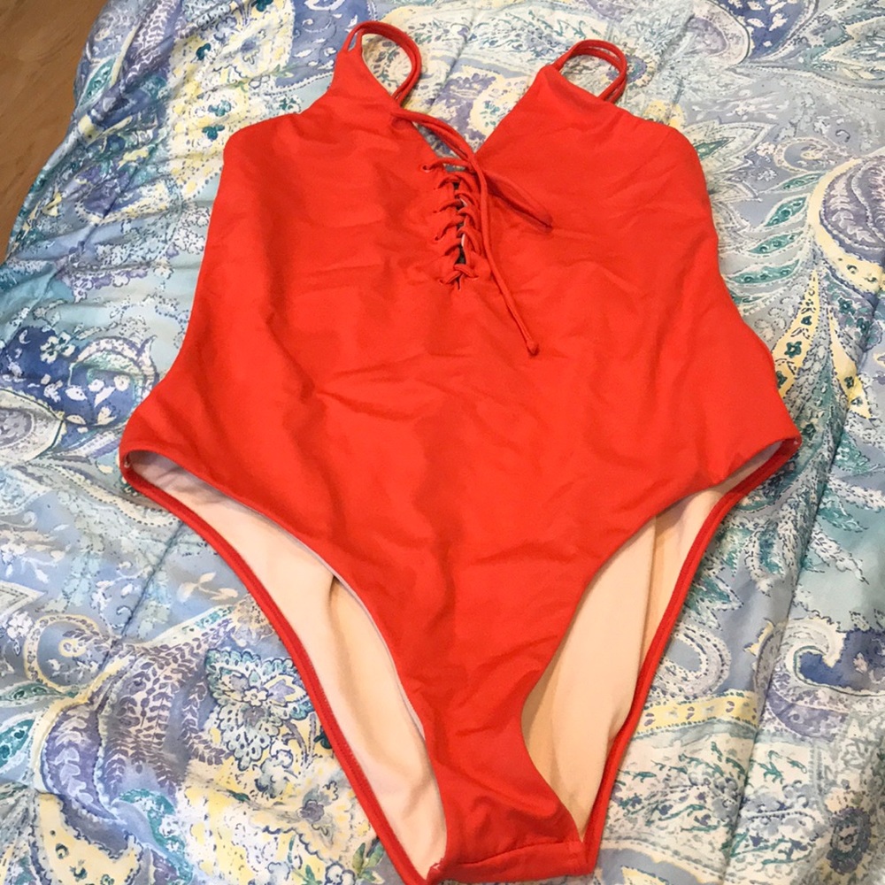 Pacsun L.A. Hearts swimsuit red size L